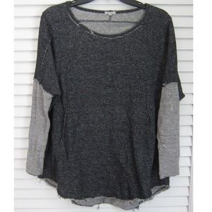 Urban Outfitters ecote raw edge inside out sweatshirt